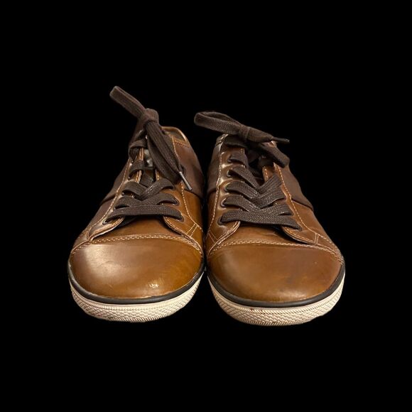 Unlisted by Kenneth Cole Men's Crown Brown Lace Up Sneaker Mens Size 9 MED - Picture 2 of 10